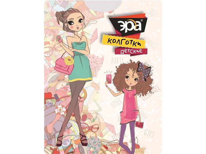 

Колготки детские Эра, Микрофибра 50 Den белый, р