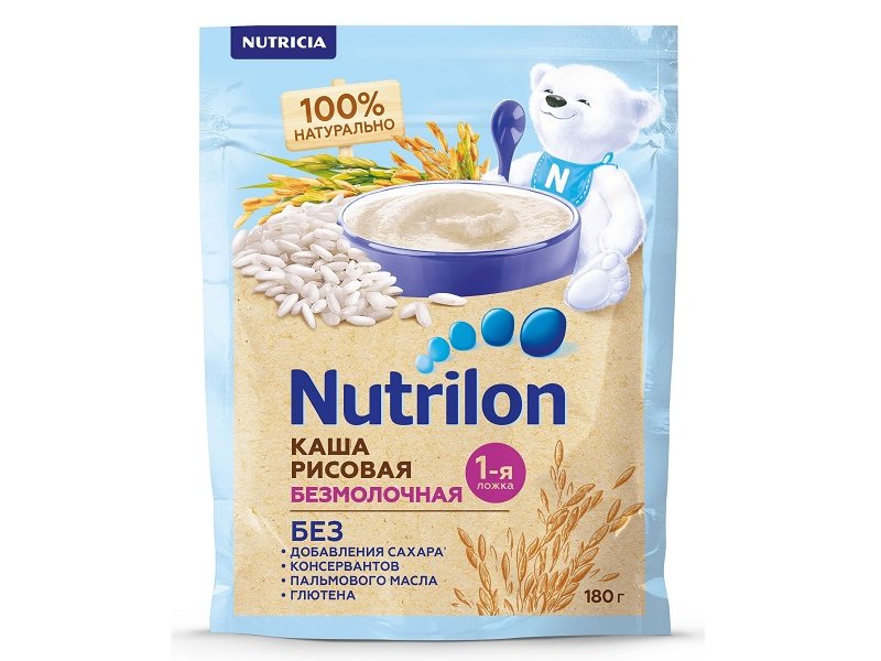 

Каша Nutrilon безмолочная рисовая 180 г
