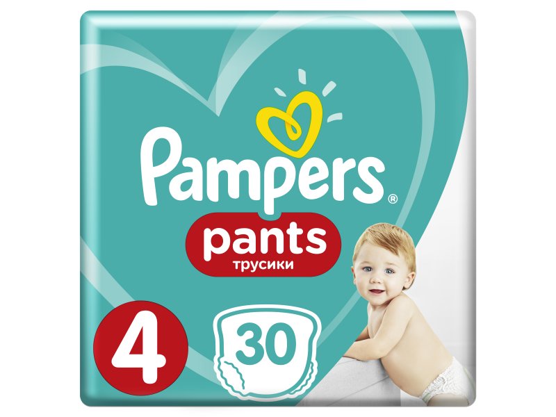 

Подгузники-трусики Pampers Pants 9-15 кг, размер 4, 30 шт.