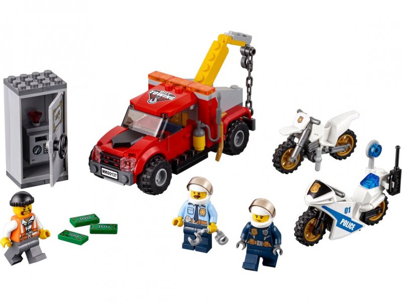

Конструктор Lego City, Побег на буксировщике