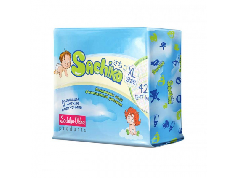 

Подгузники Sachiko размер XL (12-17 кг) 42 шт.