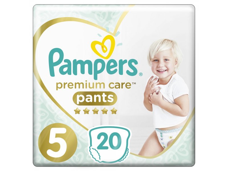 

Подгузники-трусики Pampers Premium Care 12-17 кг, размер 5, 20 шт.