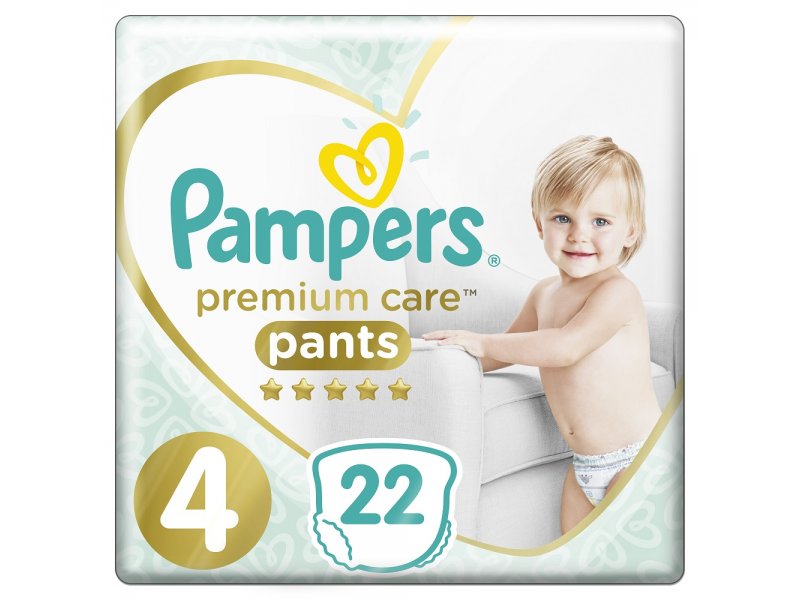 

Подгузники-трусики Pampers Premium Care 9-15 кг, размер 4, 22 шт.