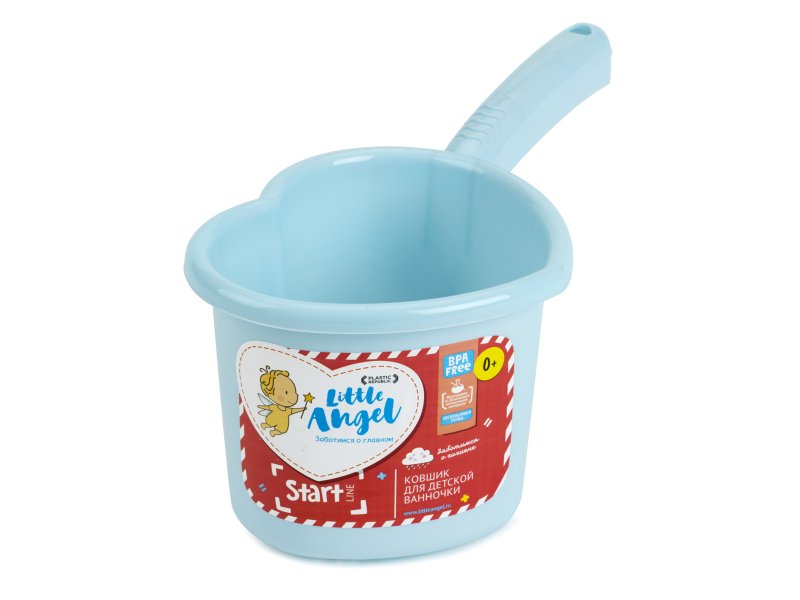 Little Angel Ковшик Little Angel для детской ванночки Start, 1,5 л голубой