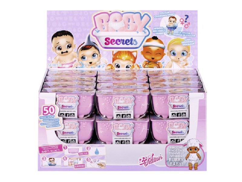 

Набор игровой Zapf Creation, Baby Secrets Кукла с ванной, 2 волна