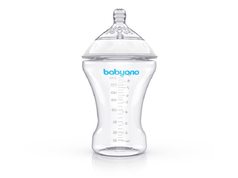 

Бутылочка BabyOno Natural Nursing антиколиковая, 260 мл белый
