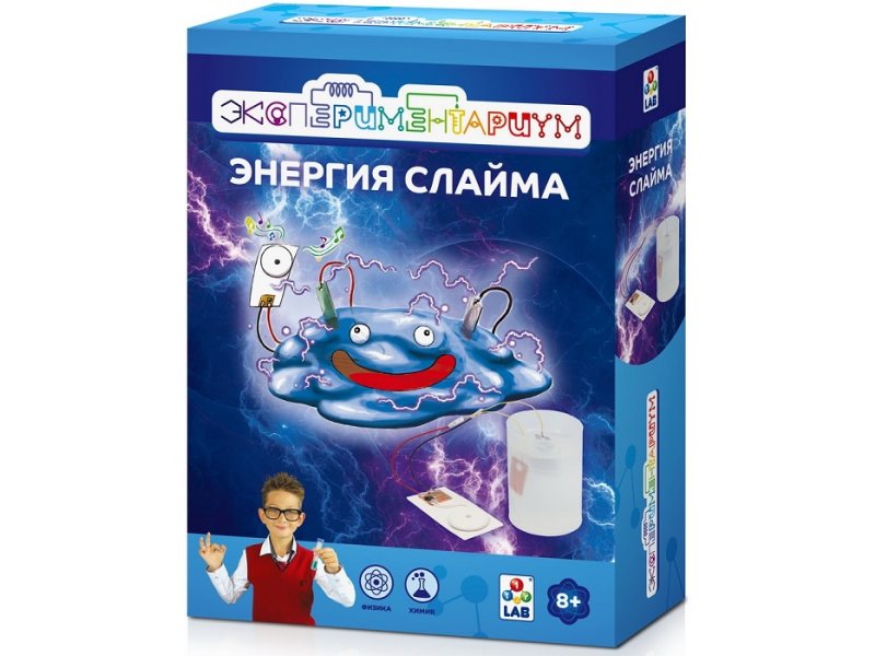 

Набор для опытов и экспериментов 1Toy Экспериментариум, Энергия слайма