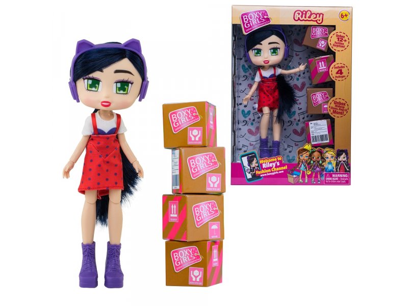 

Кукла 1Toy Boxy Girls Riley с аксессуарами в 4-х коробочках, 20 см