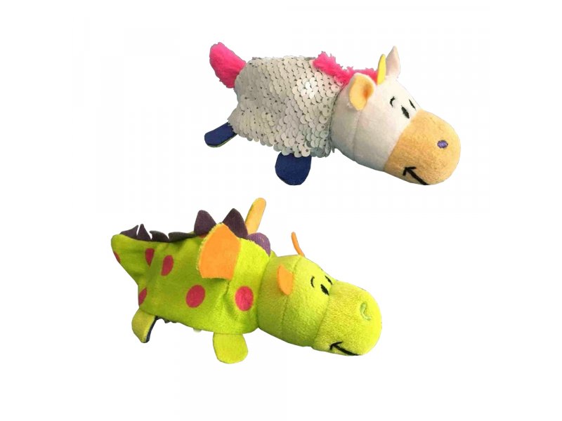 

Игрушка 1Toy Вывернушка Блеск с паетками Единорог-Дракон, 12 см