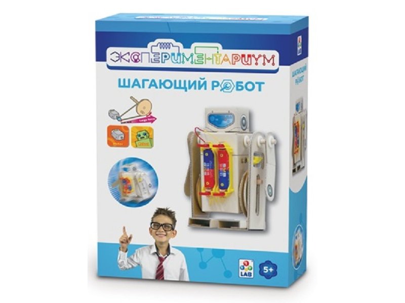 

Набор для опытов и экспериментов 1Toy Экспериментариум, Шагающий робот