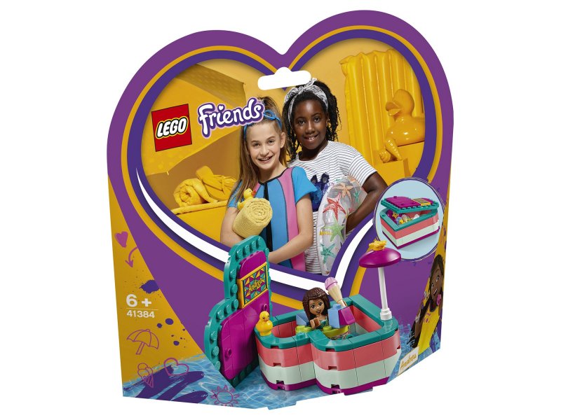 

Конструктор Lego Friends, Летняя шкатулка-сердечко для Андреа