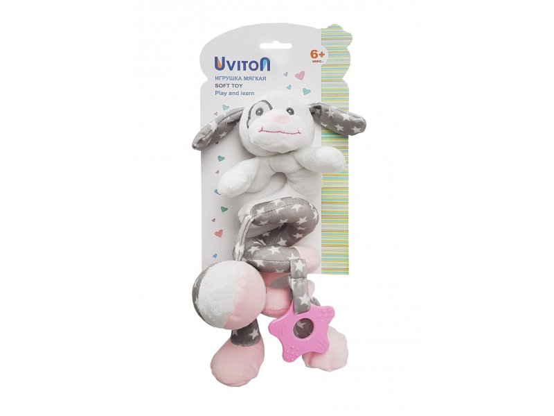 

Игрушка-спиралька Uviton, Собачка розовый
