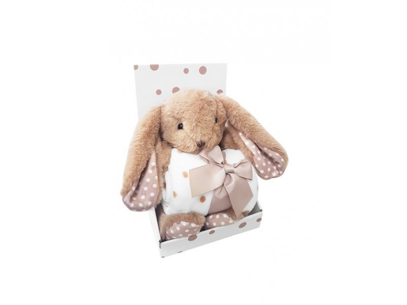

Набор Uviton, Игрушка Bunny 43,5 см и Плед 75*100 см коричневый