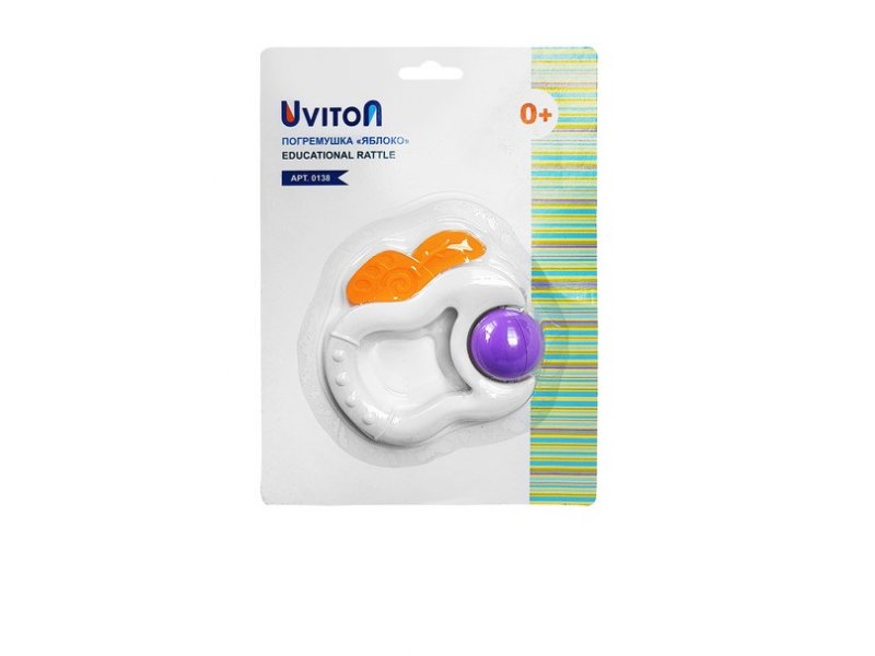

Погремушка Uviton, Яблоко белый