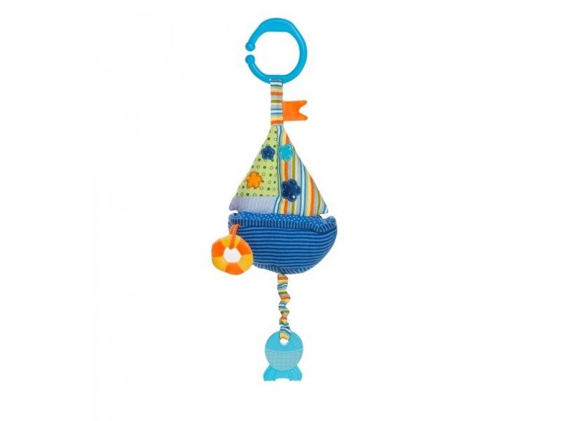 

Игрушка-подвеска BabyOno, Кораблик синий