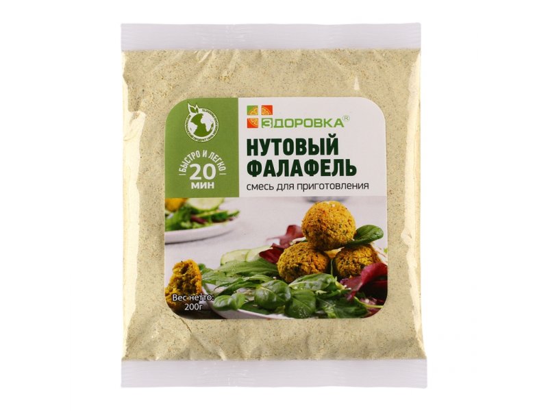 

Смесь Здоровка для приготовления Нутовый фалафель, 200 г