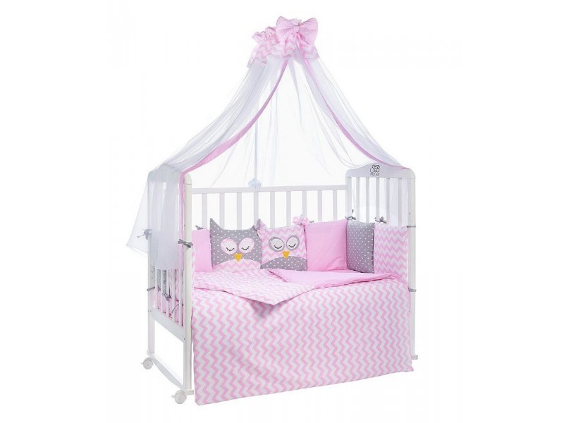 

Комплект в кроватку Sweet Baby Civetta, 7 предметов Rosa