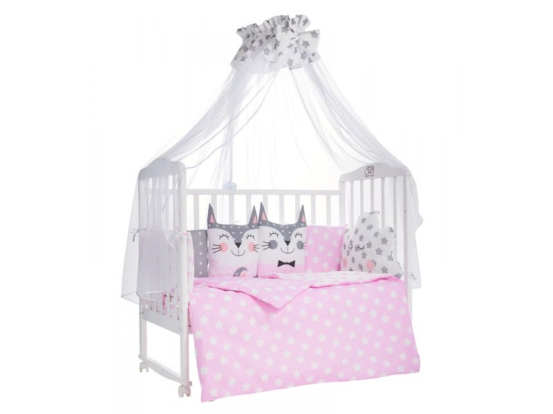 

Комплект в кроватку Sweet Baby Gioia, 7 предметов Rosa