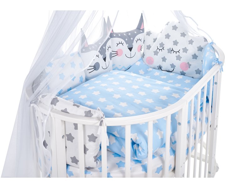 

Комплект в овальную кроватку Sweet Baby Gioia, 8 предметов Blu