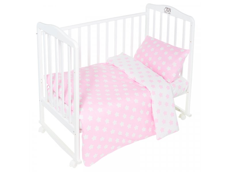 

Комплект постельного белья Sweet Baby Stelle, 3 предмета Rosa