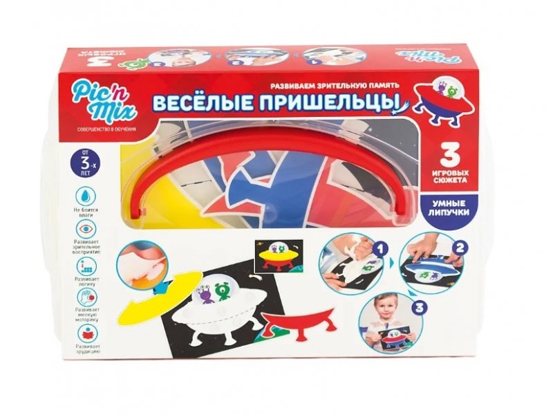 

Игра настольная PicnMix, пазл-липучка Веселые пришельцы