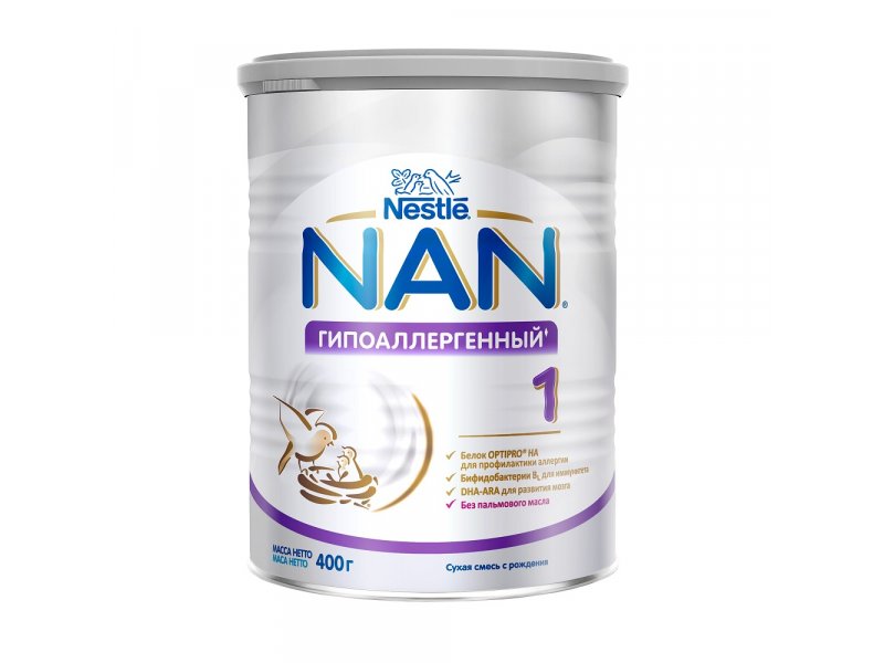 

Смесь Nestle NAN ГА 1 с бифидобактериями 400 г