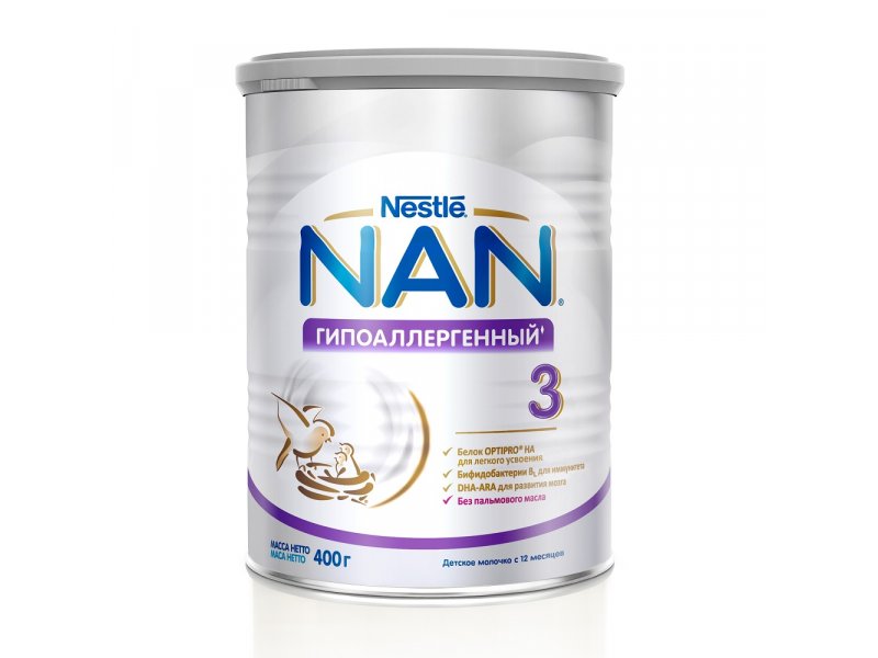 

Молочко Nestle NAN ГА 3 детское 400 г