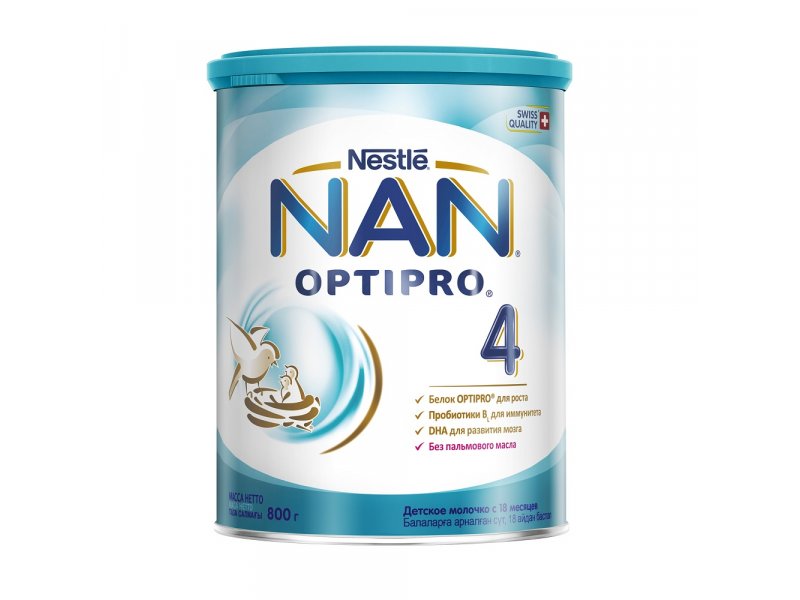 

Молочко Nestle NAN 4 детское Optipro 800 г