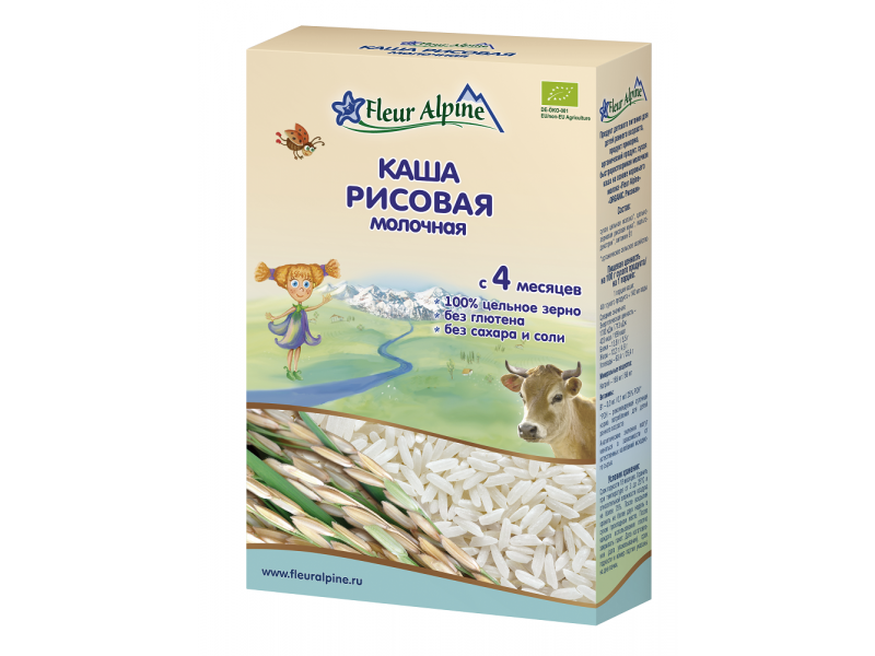 

Каша Fleur Alpine, молочная рисовая 200 г