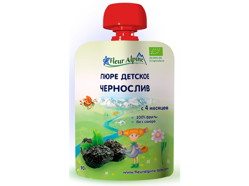 

Пюре Fleur Alpine Чернослив 90 г, пауч