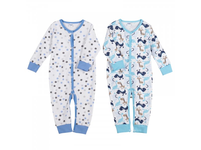 

Комбинезон Sweet Baby с открытыми ножками Carino, 2 шт. голубой, р