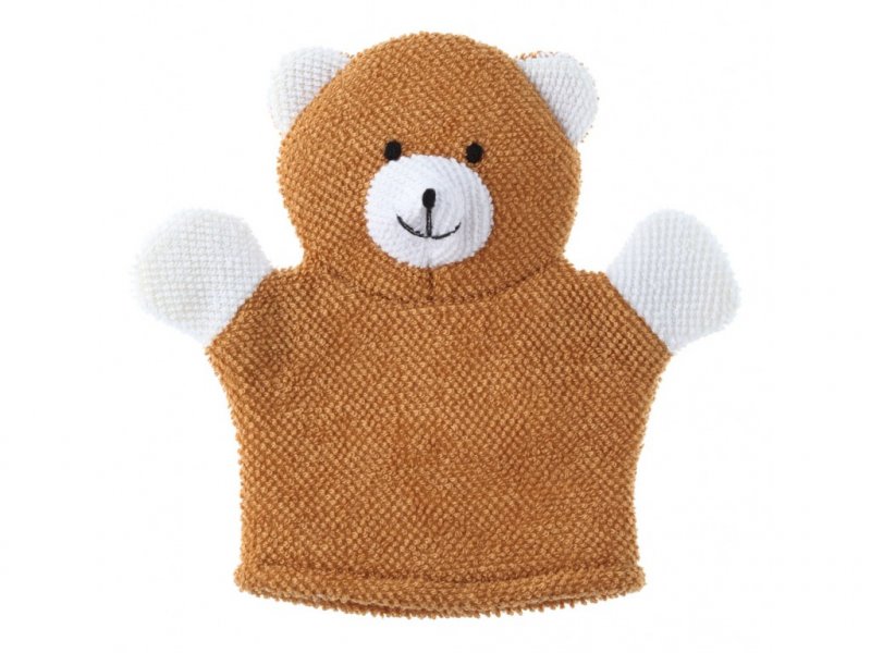 

Мочалка-рукавичка Roxy-Kids, Baby Bear махровая коричневый