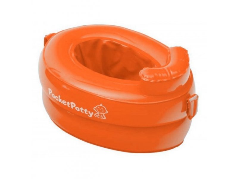 

Горшок Roxy-Kids PocketPotty надувной дорожный оранжевый