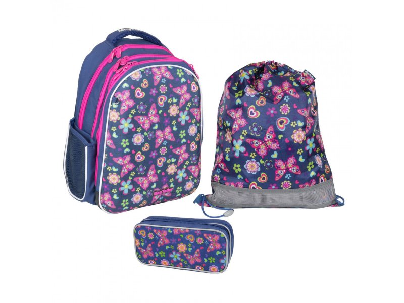 Рюкзак школьный MagTaller Stoody II Butterfly, с наполнением Рюкзак школьный MagTaller Stoody II Butterfly, с наполнением