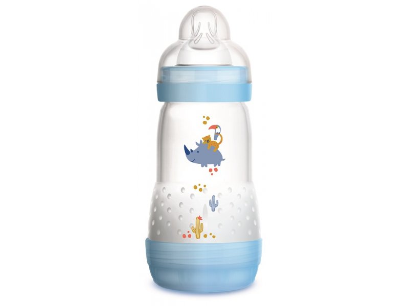 

Бутылочка MAM Easy Start Anti-Colic, функция самостерилизации, 260 мл голубой