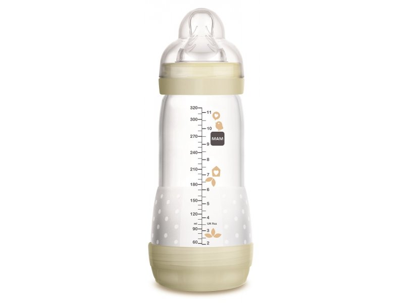 

Бутылочка MAM Easy Start Anti-Colic, функция самостерилизации, 320 мл бежевый