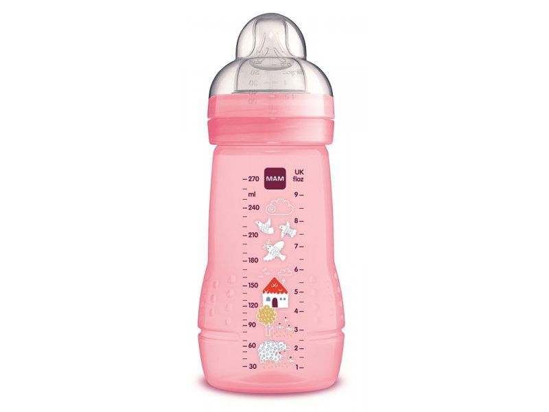 

Бутылочка MAM Easy Active, 270 мл розовый