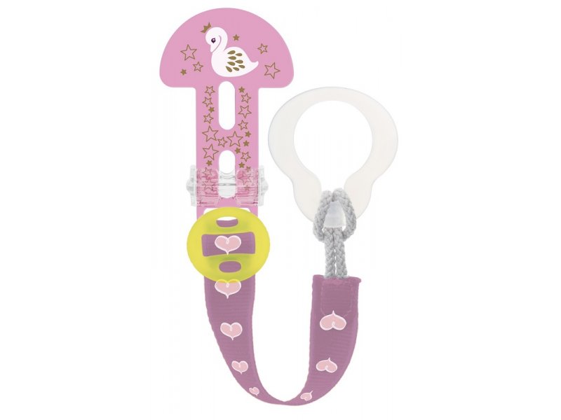 

Держатель MAM Clip it для пустышки розовый