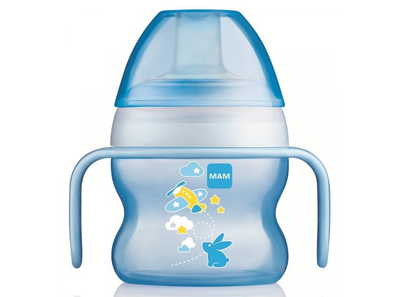 

Поильник MAM Starter Cup со сверхмягким носиком, 150 мл голубой