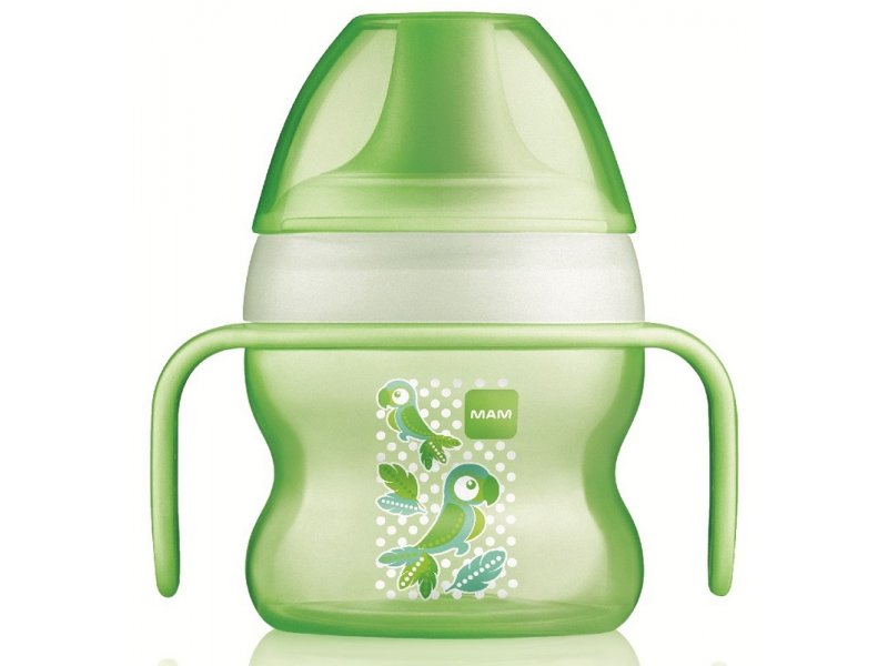 

Поильник MAM Starter Cup со сверхмягким носиком, 150 мл зеленый