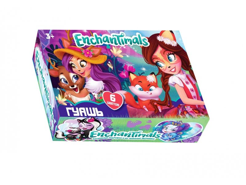 

Гуашь Centrum, Enchantimals 6 цв.*20 мл