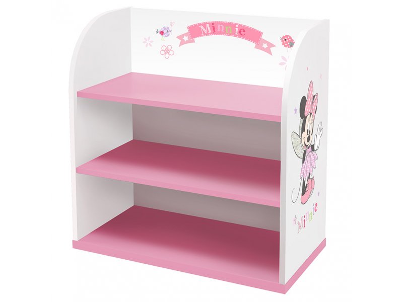 

Стеллаж Polini kids детский Disney baby 810 Минни Маус-Фея белый/розовый