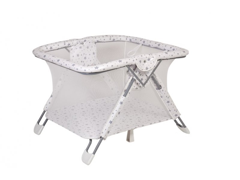

Манеж Polini kids Comfort, Звезды белый/серый