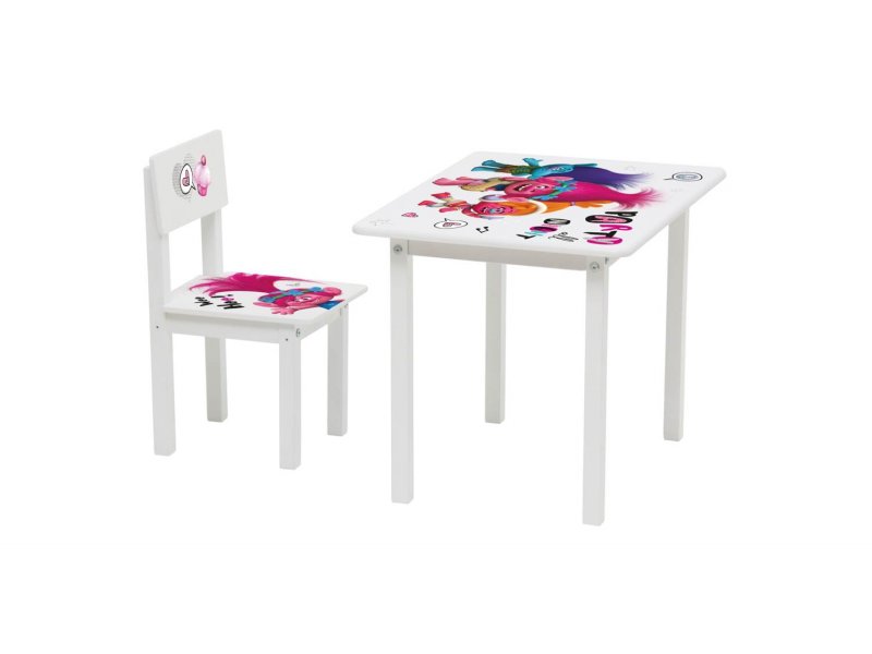 

Комплект детской мебели Polini kids Fun 105 S Тролли розовый
