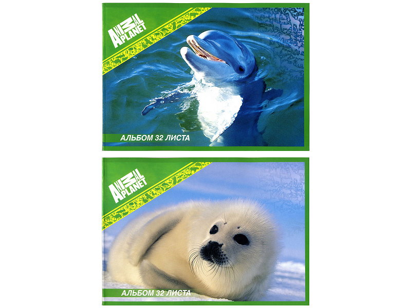 

Альбом для рисования Action! Animal Planet, 32 л., уф-лак
