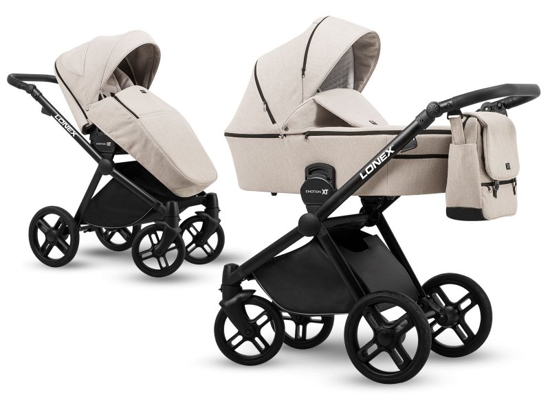 

Коляска 2 в 1 Lonex Emotion XT Beige