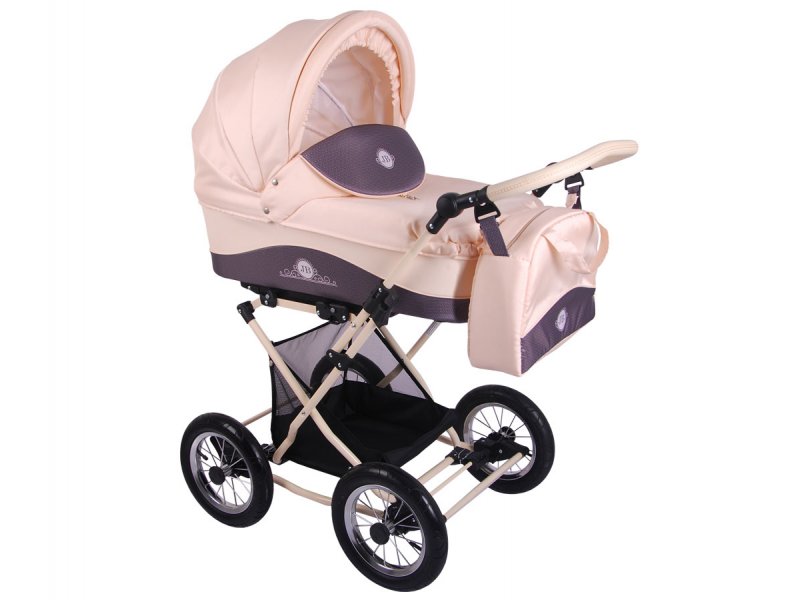 

Коляска 3 в 1 Lonex Julia Baronessa Light Beige