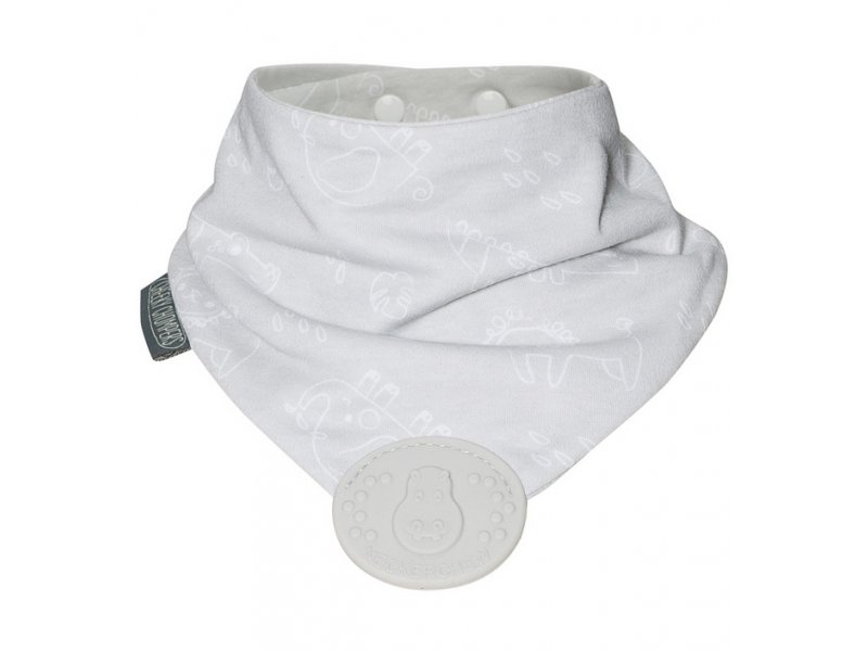 Cheeky Chompers Нагрудник Cheeky Chompers Neckerchew Essentials с грызунком базовый серый/животные cheeky pay бикини
