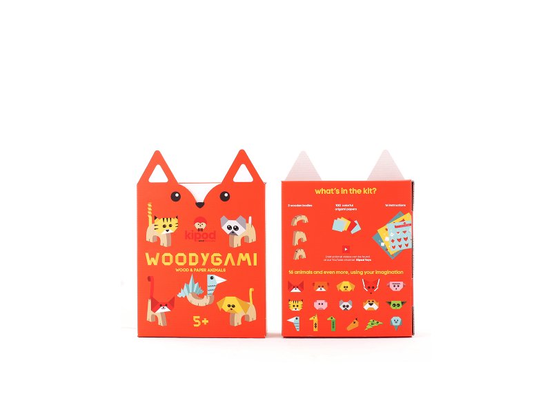 

Набор-оригами деревянный Kipod Toys Животные