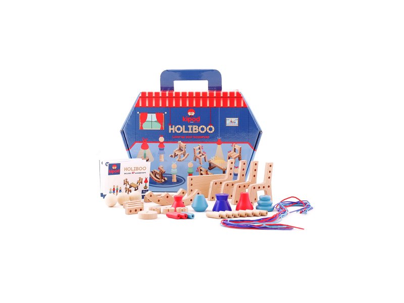 Kipod Toys Набор деревянный Kipod Toys со шнуровкой Мой дом